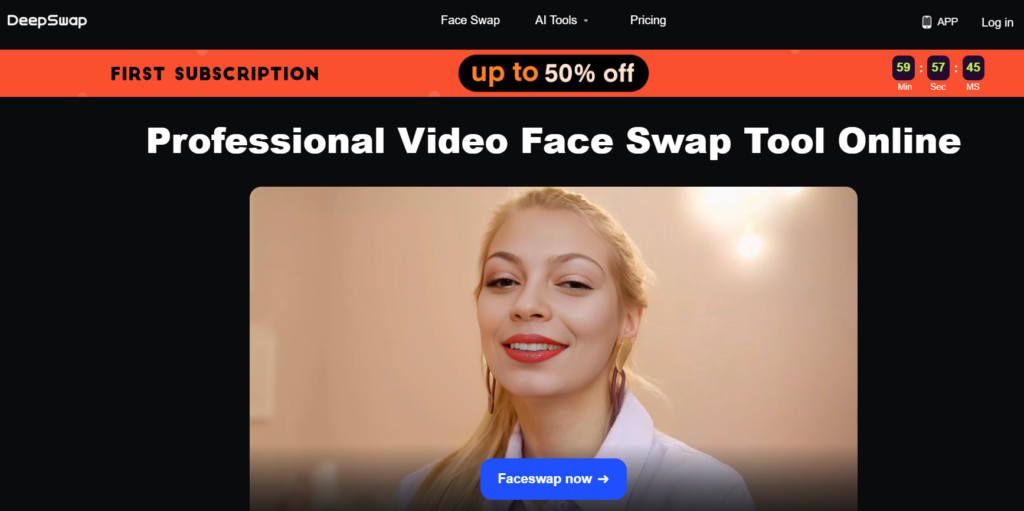 DeepSwap - Best AI Face Swap Online for Video & Photo.